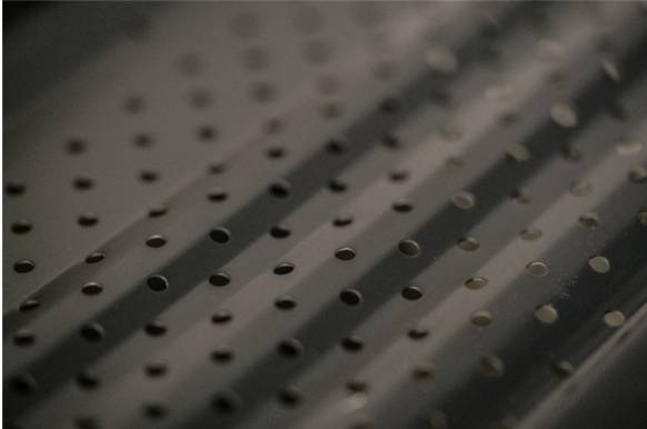 perforated aluminum leaf shield